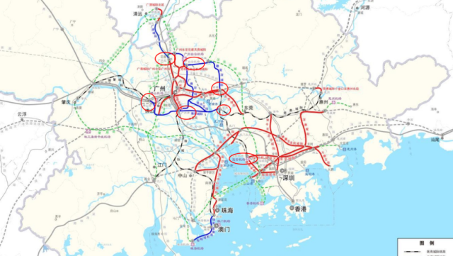 广深莞佛肇城际线路图出行方便吗?这份规划行程必备!